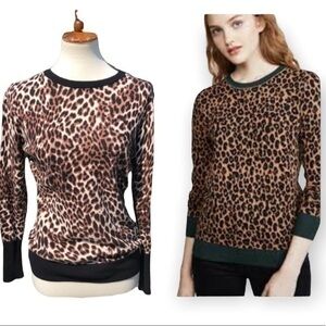 Worthington leopard print sweater